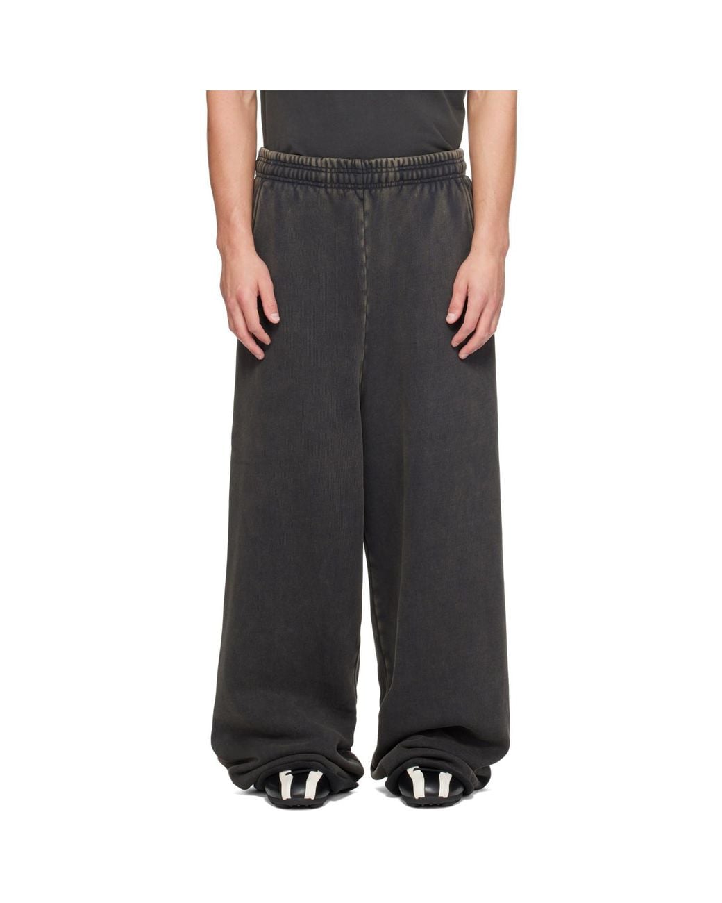 Entire studios Black Full Sweatpants for men