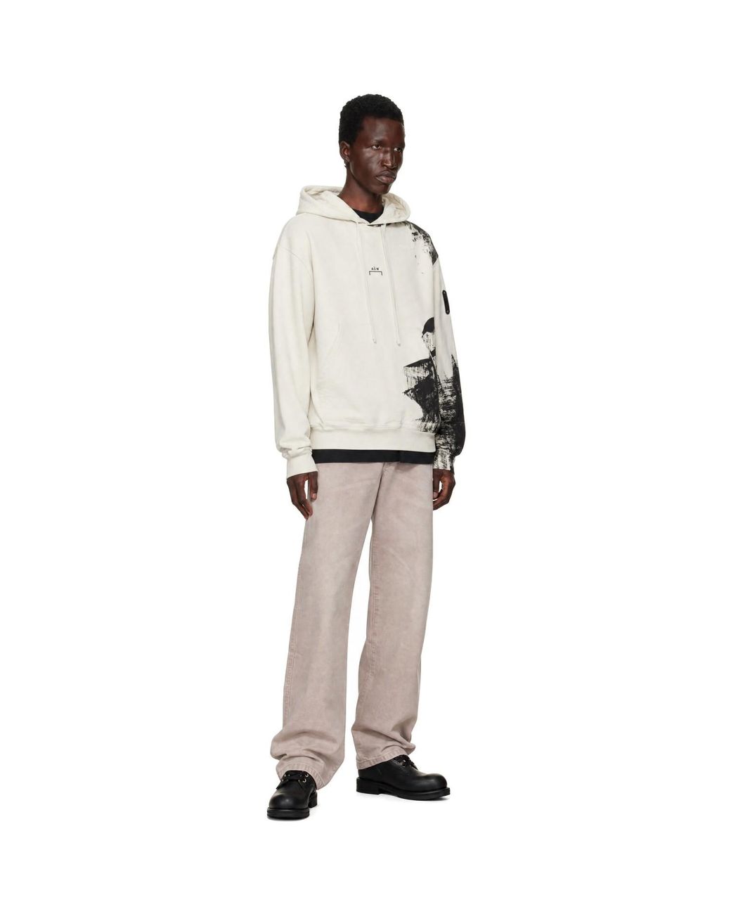 A_COLD_WALL* Natural Brushstroke Hoodie for men
