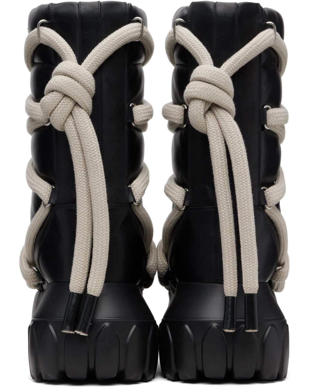 Rick Owens Concordians Lunar Mega Tractor Boots in Black for Men