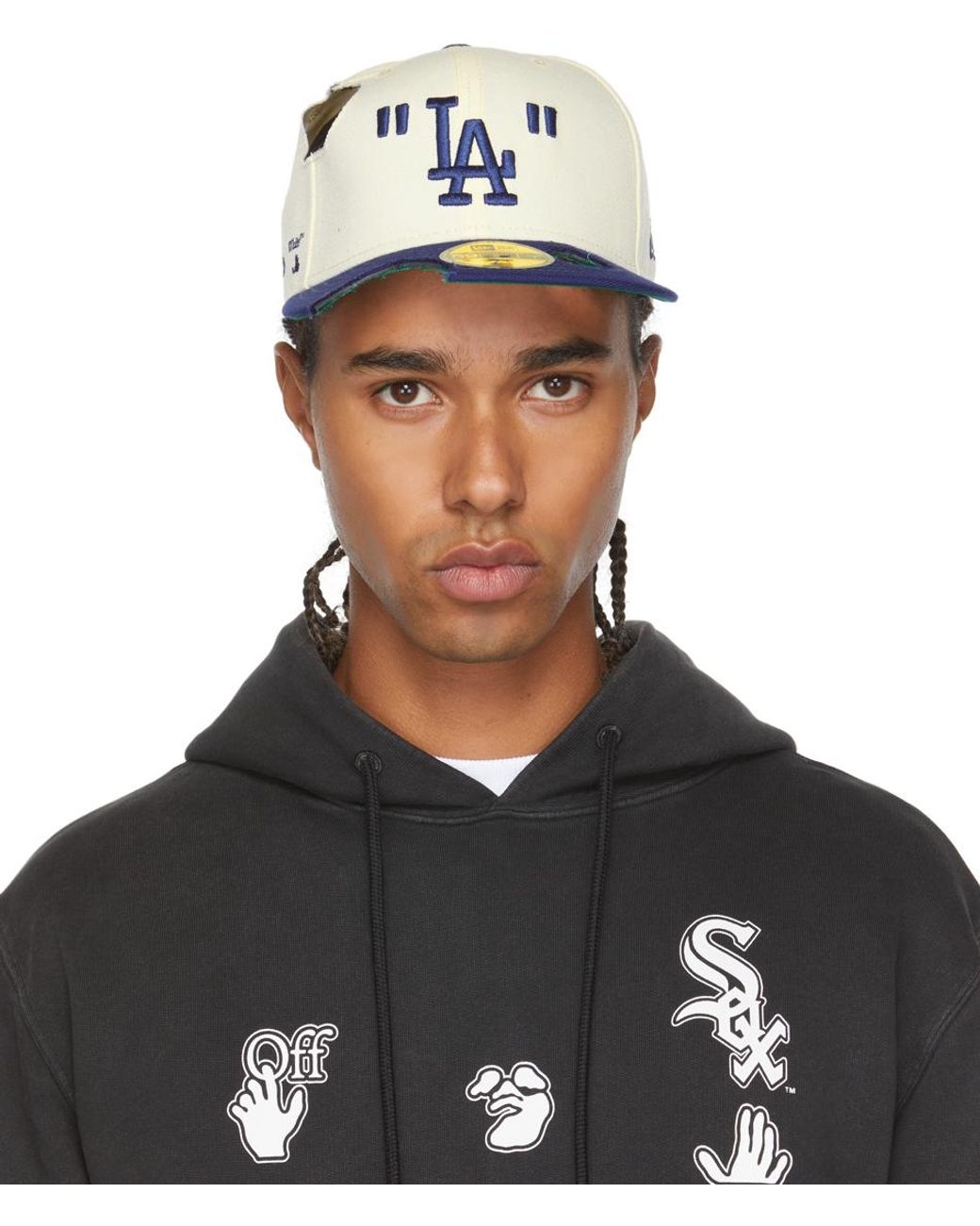 OFF WHITE NEWERA CAP Los Angeles Dodgers