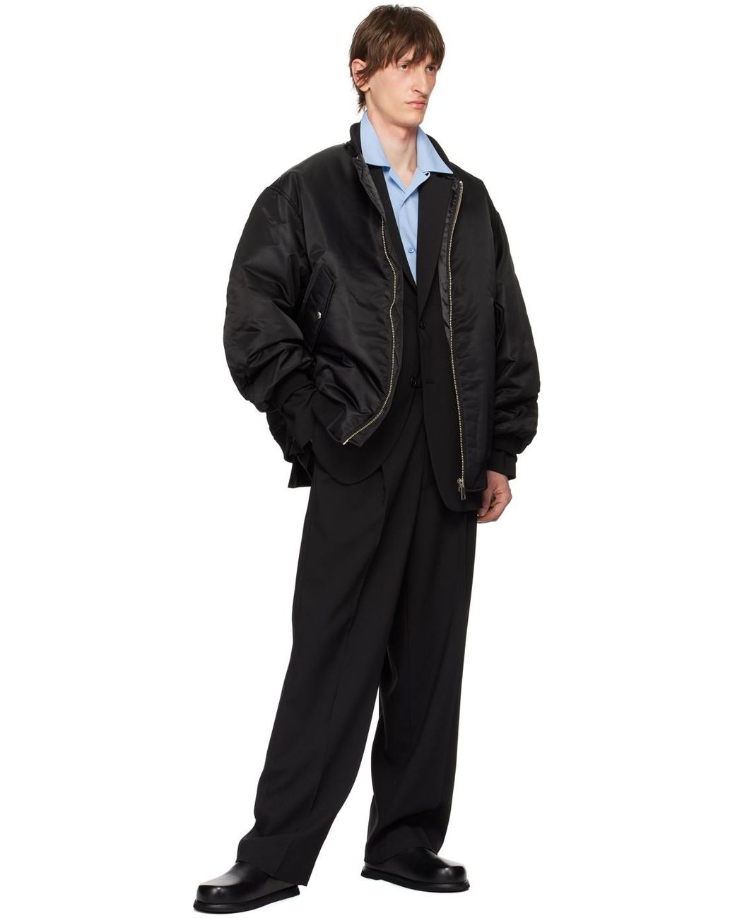 【関税込み】The Frankie Shop トラウザーズ メンズ Frankie Shop ブラック Beo トラウザーズ ブラック | Lyst