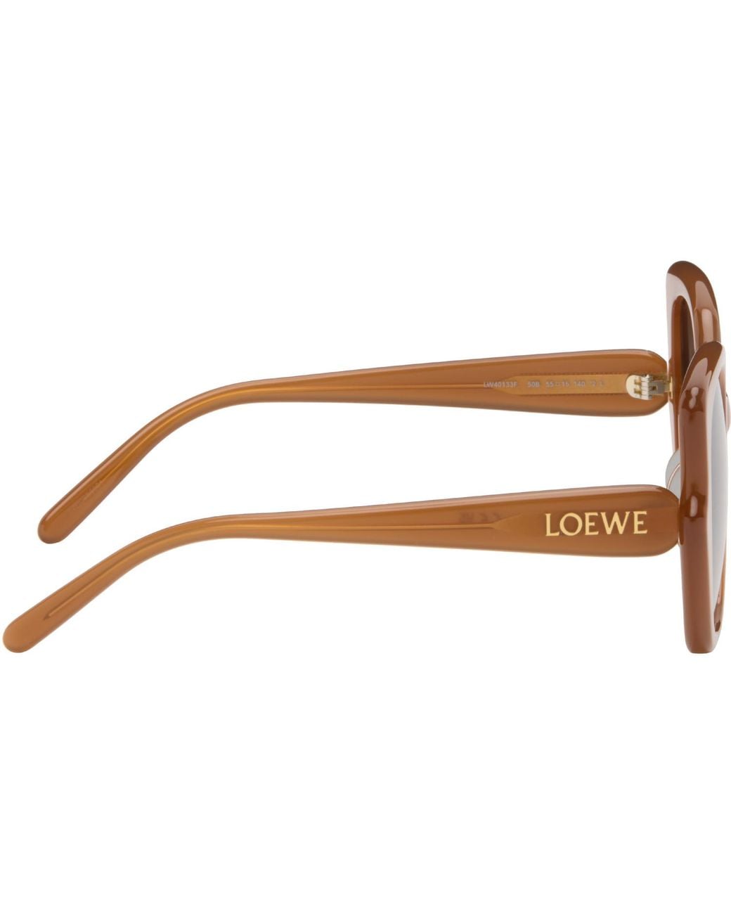 Loewe Brown Tan Fantasy Slim Sunglasses