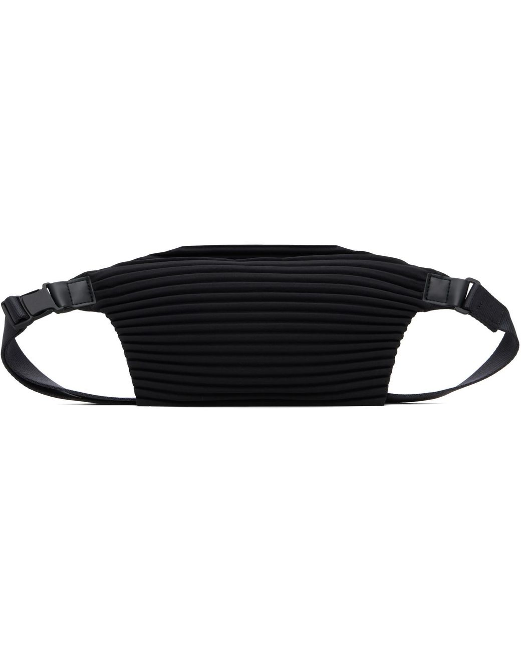 Homme Plissé Issey Miyake Black Pleats Slim Belt Bag for men