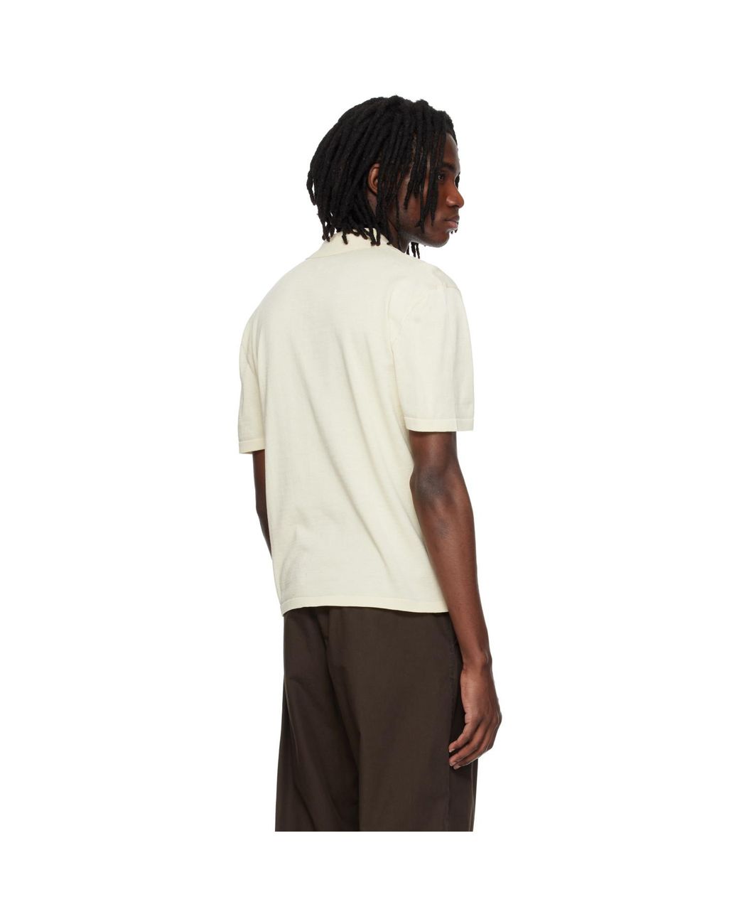 A.P.C. Black Off- Colin Polo for men