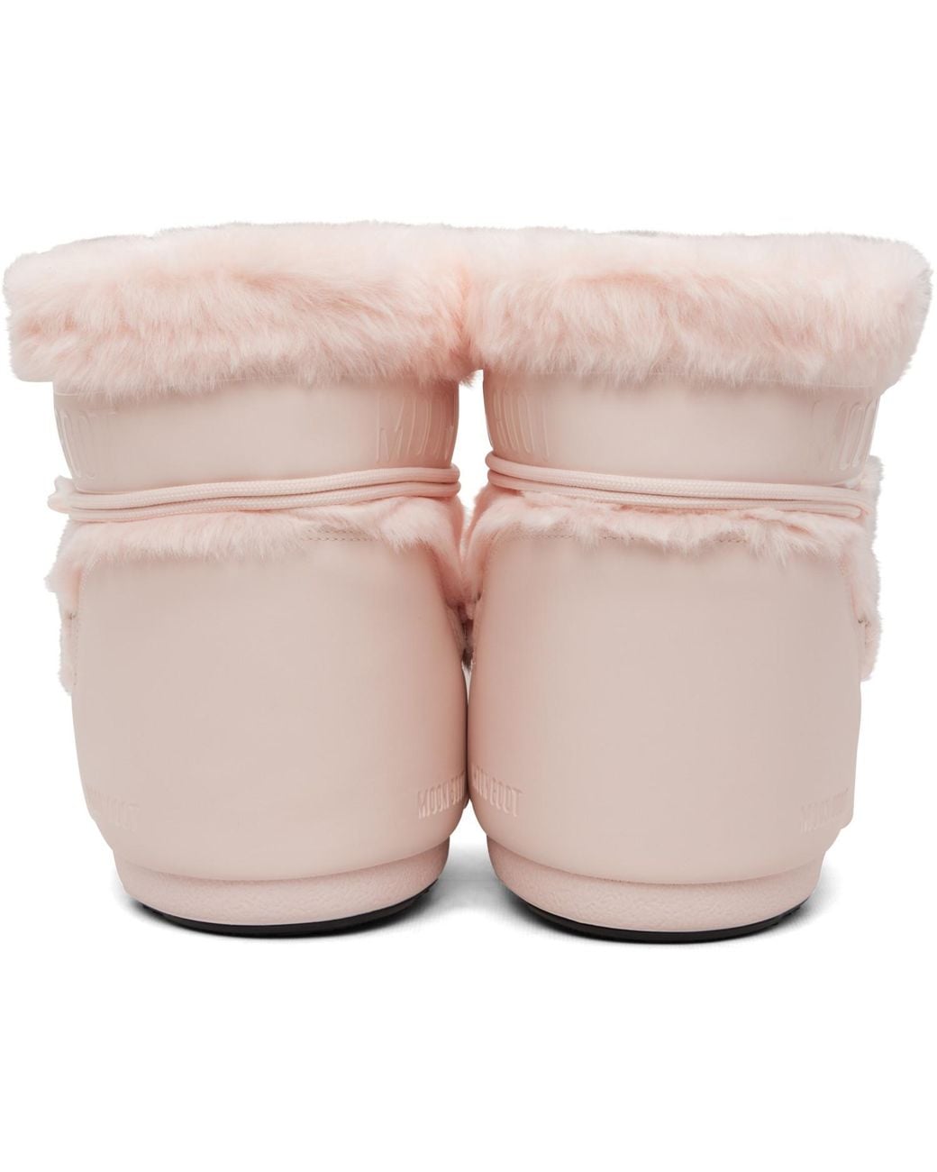 Moon Boot Pink Icon Low Faux-Fur Boots