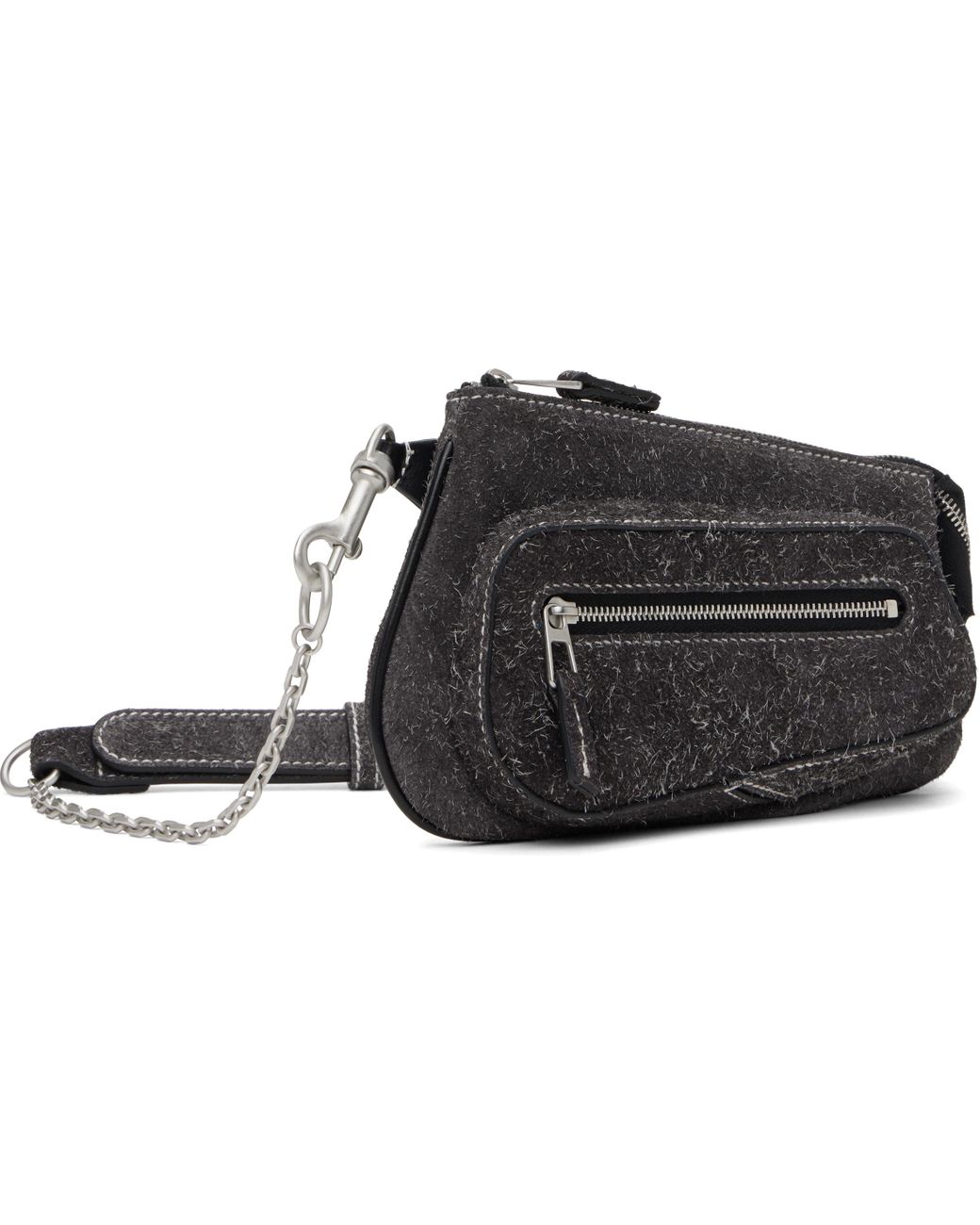 Kiko Kostadinov Trivia Chain Pochette Bag in Black | Lyst