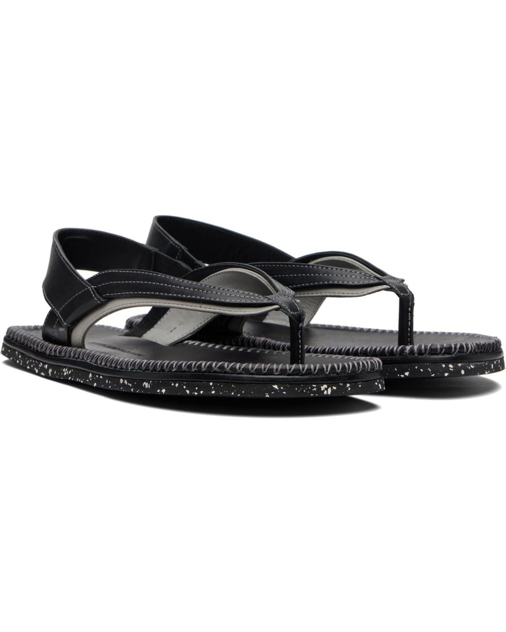Kiko Kostadinov Black Andras Sandals for men