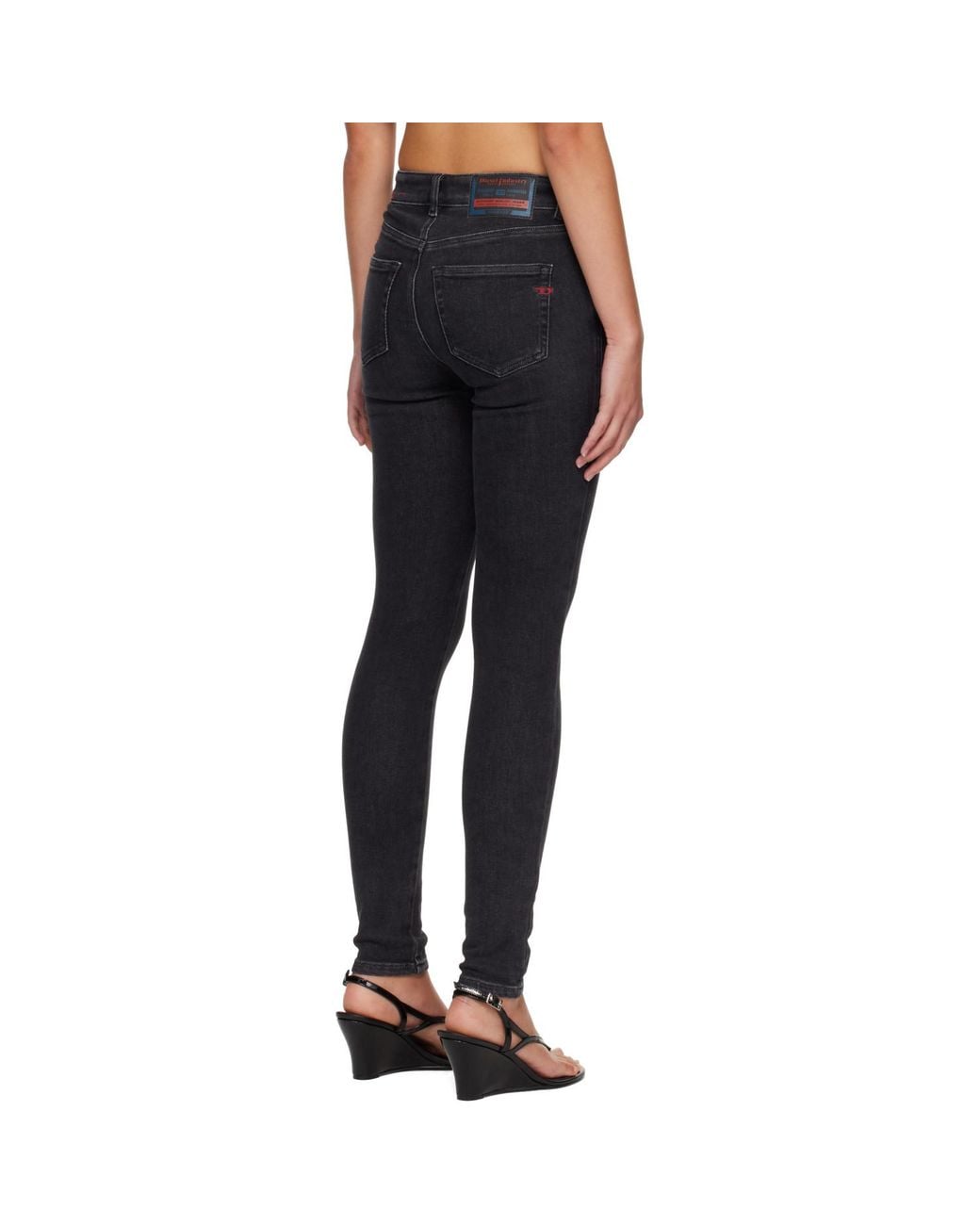 DIESEL Blue Regular Waist 2017 Slandy Jeans