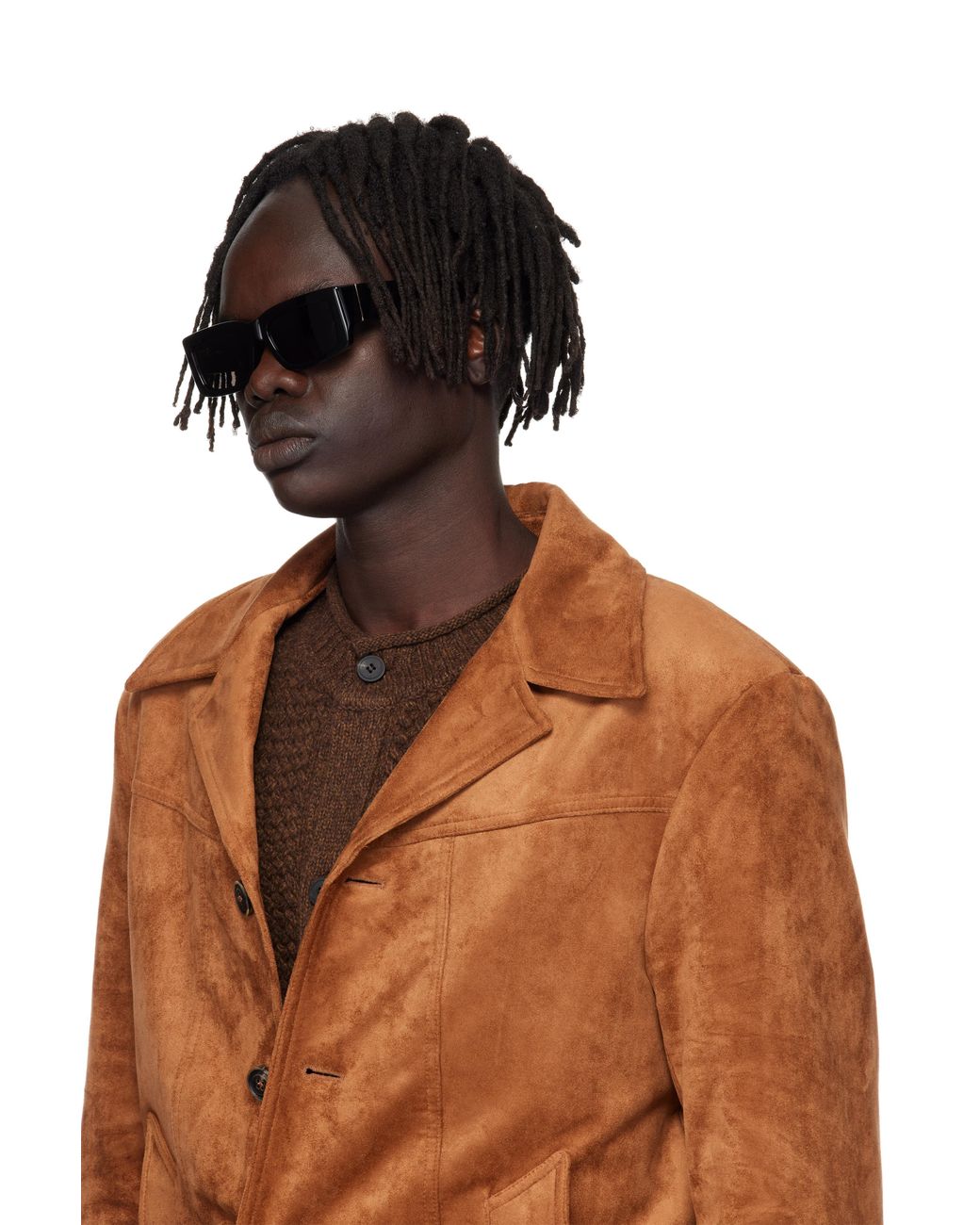 Retrosuperfuture Black Notte Sunglasses for men