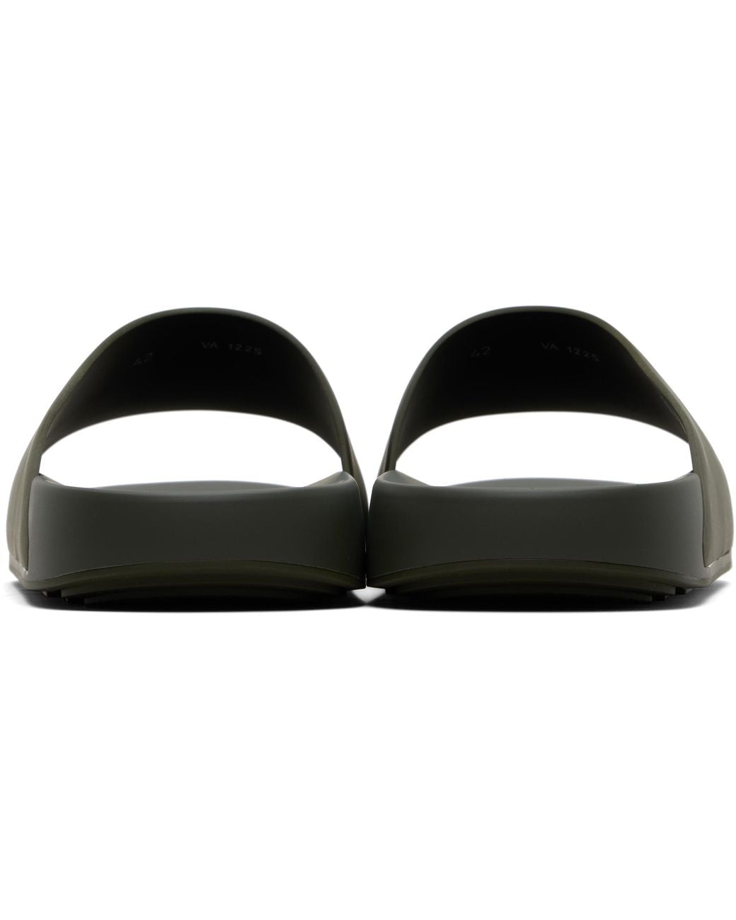 Sandales À Enfiler De Style Mule Kaki À Écusson À Logo Givenchy pour homme en coloris Black