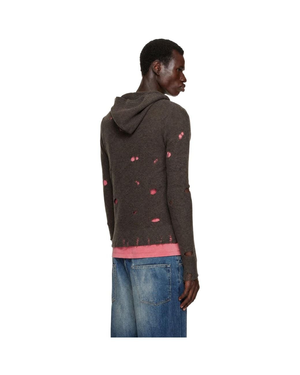 GIMAGUAS Black Mike Zip Up Jacket for men