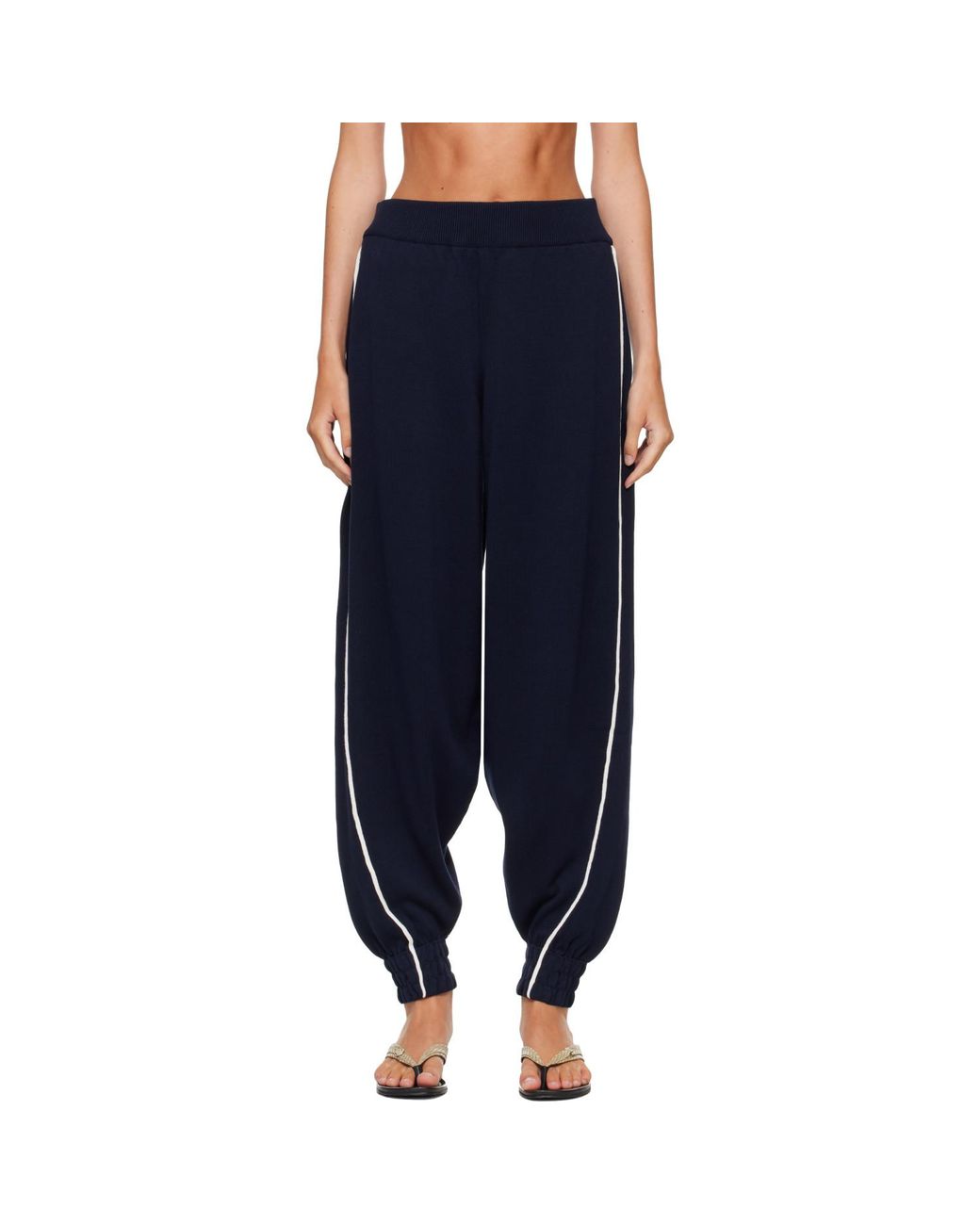 Cordera Blue Organic Cotton Sporty Lounge Pants