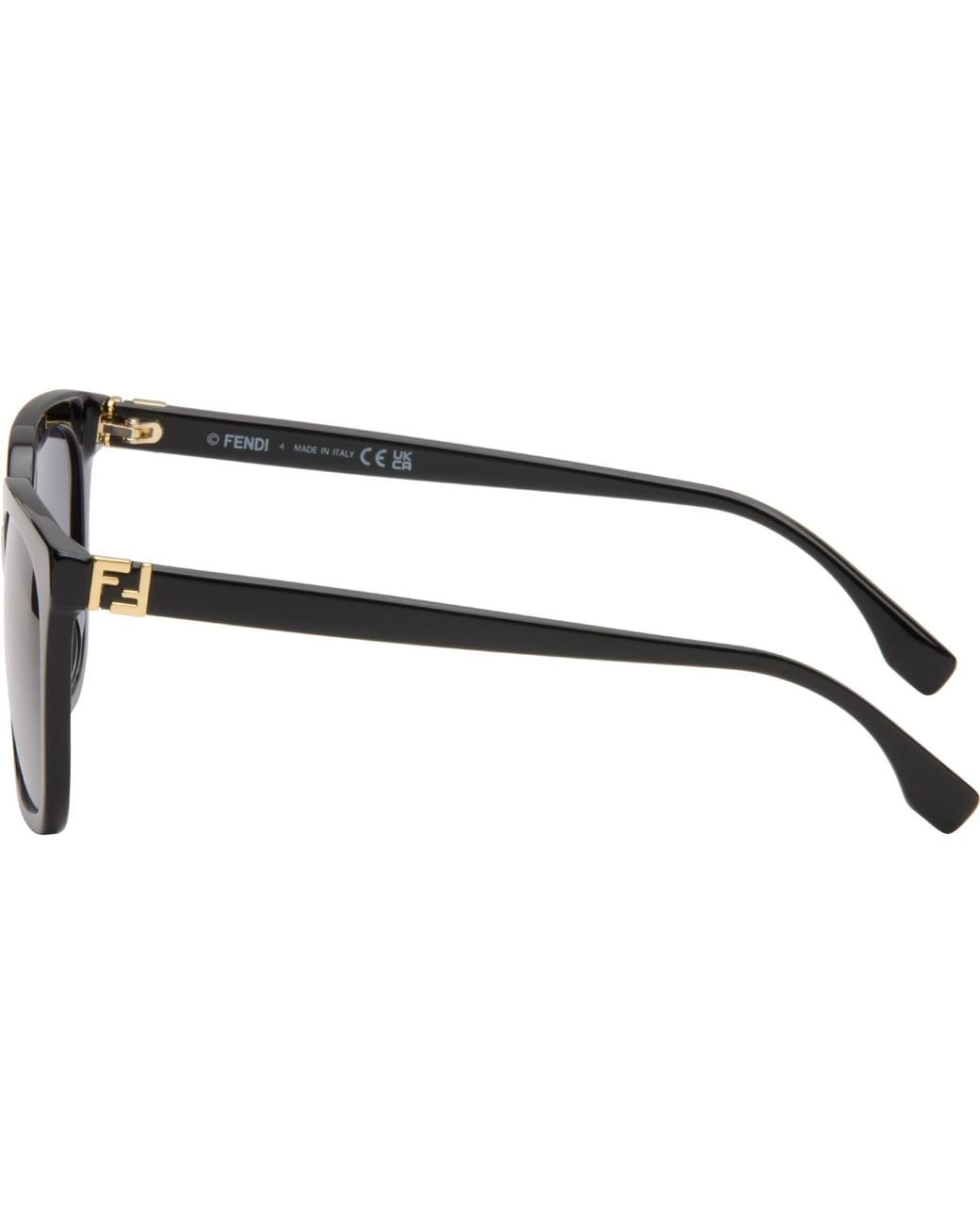 Fendi Black Square Sunglasses