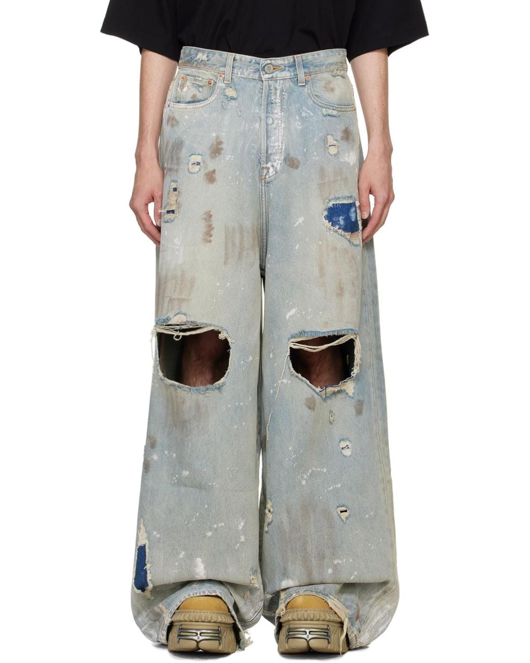 Vetements Trashed Big Shape Jeans for Men | Lyst Vetements Trashed Big Shape Jeans for Men | Lyst