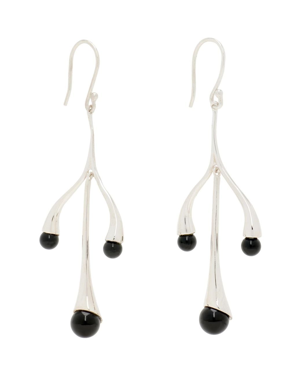 Sophie Buhai White Tiny Chandelier Earrings