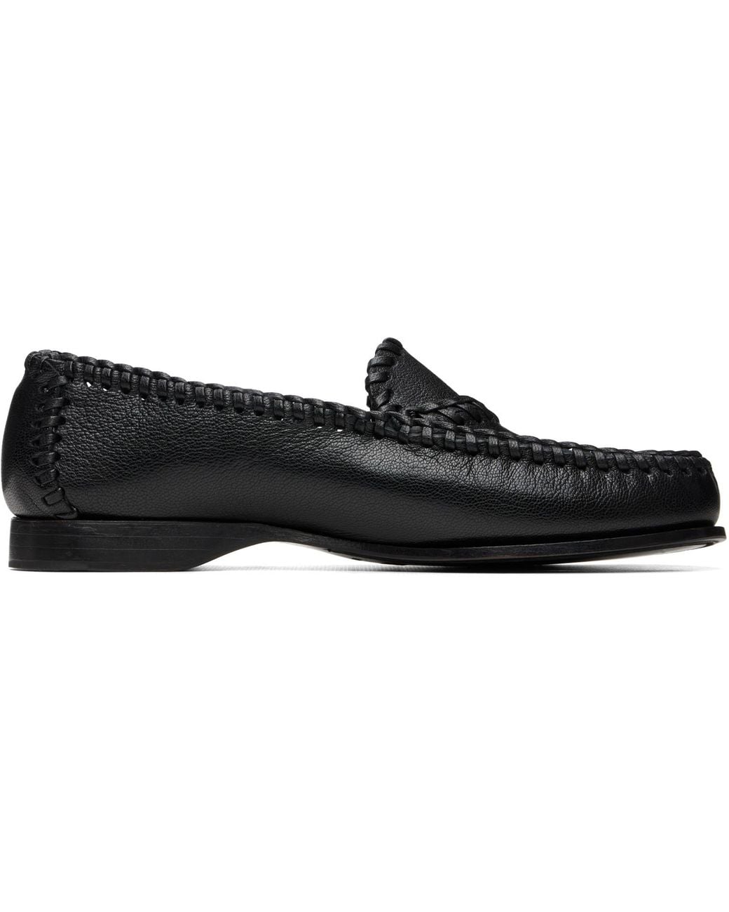 Hereu Black Sastre Supple Shiny Loafers