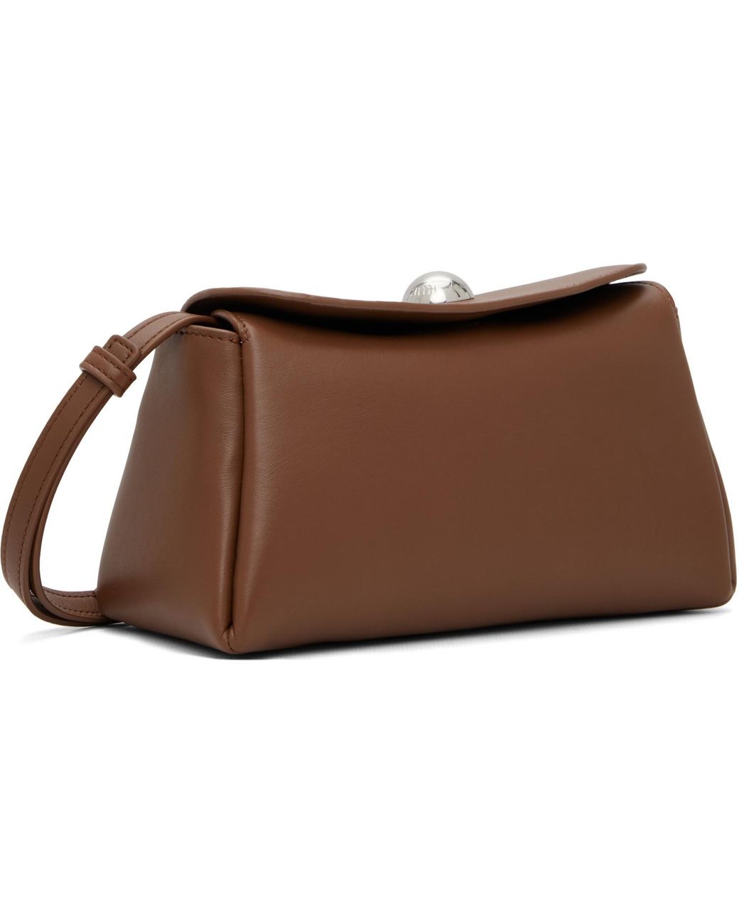 AMI Brown Mini Carrousel Bag