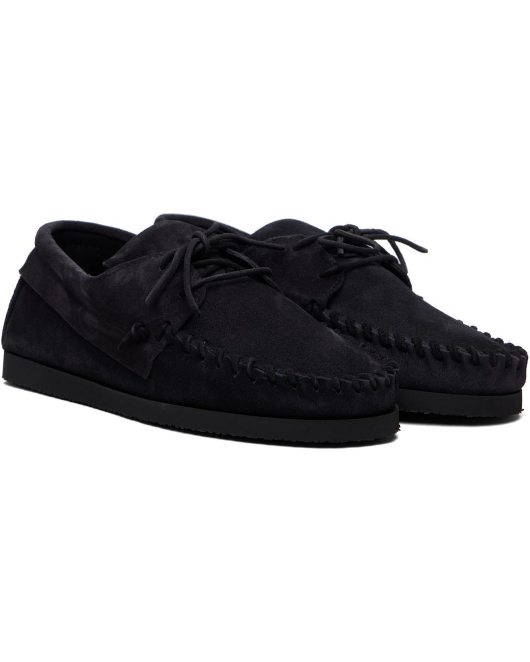 Isabel Marant Black Suede Fenlis Loafers for men