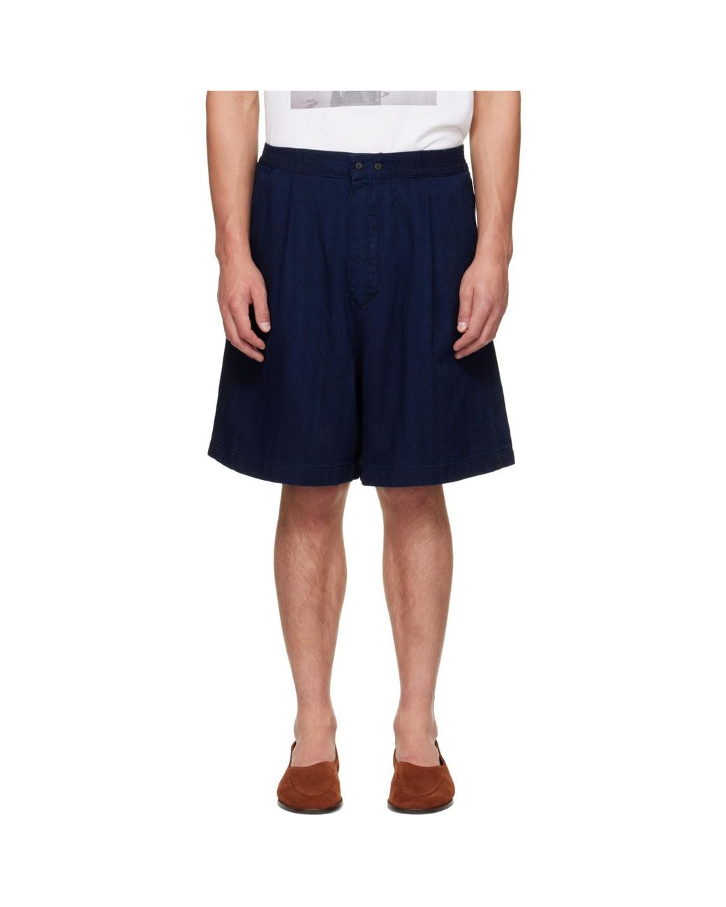 Jacquemus Blue 'The De-Nîmes Venice' Denim Shorts for men