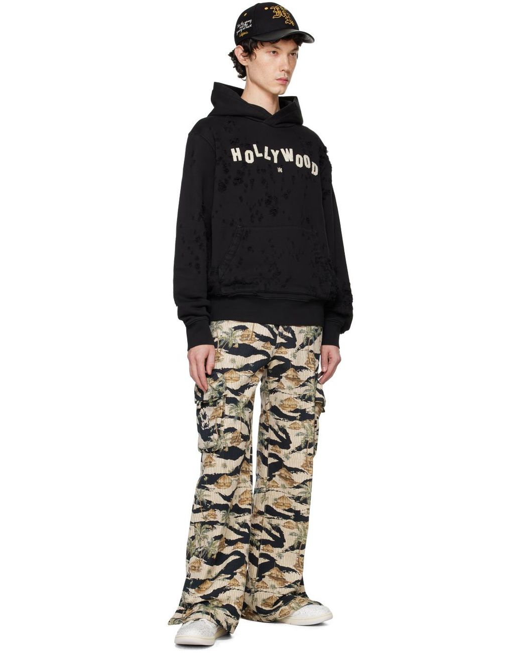 【大人気】AMIRI Hollywood Shotgun フーディ AMIRI HOLLYWOOD SHOTGUN HOODIE | REVERSIBLE