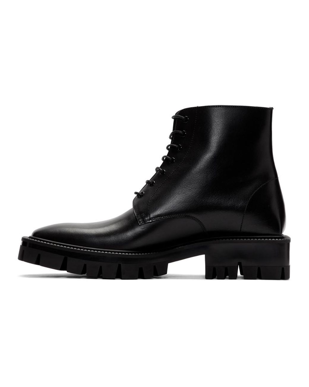 Balenciaga Black Outdoor Rim Boots for Men | Lyst