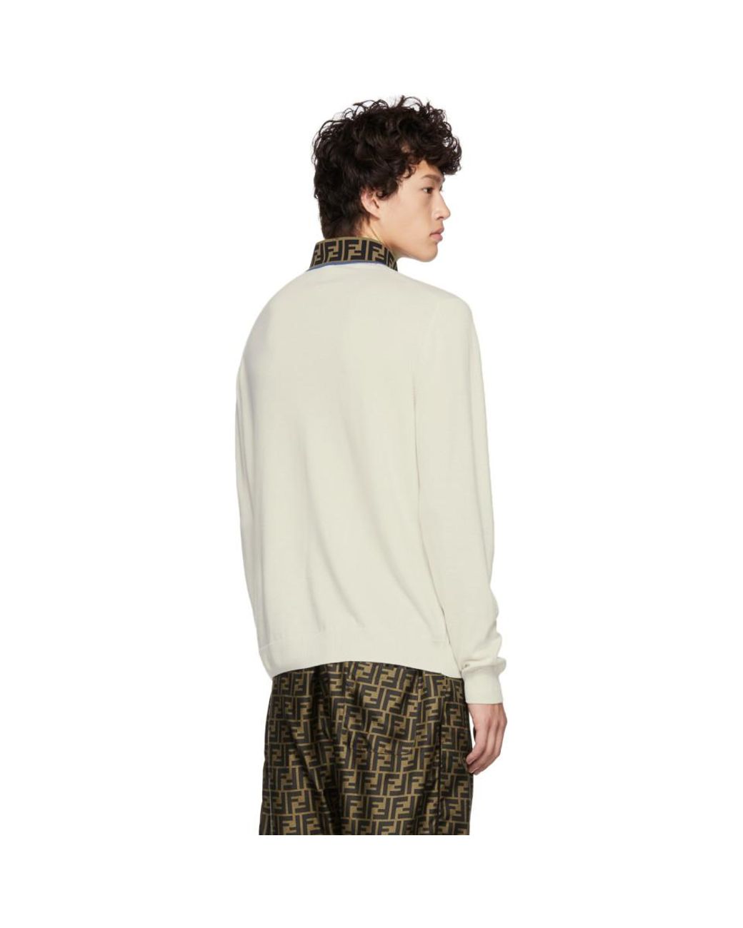 Fendi mock neck sweater cheap