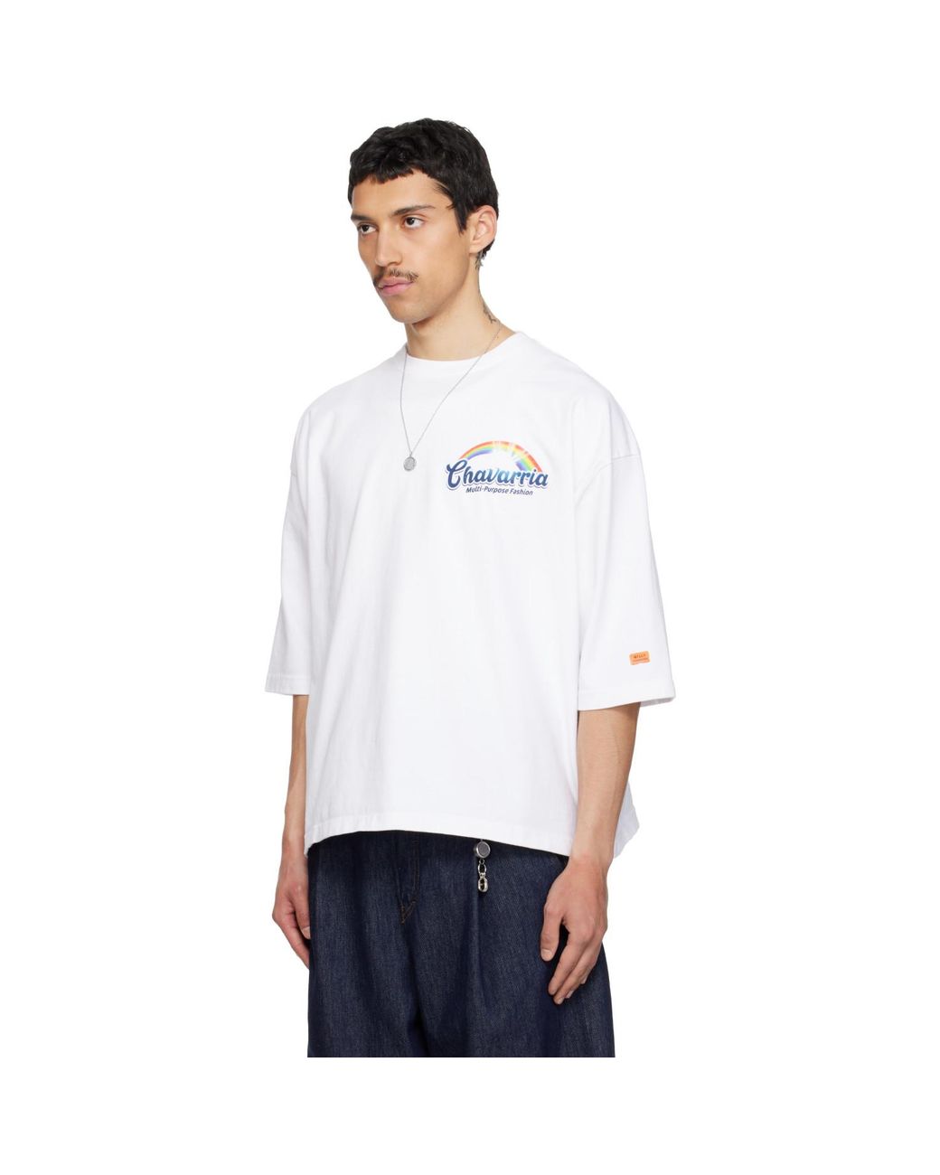 Willy Chavarria White Fabuloso Buffalo T-Shirt for men