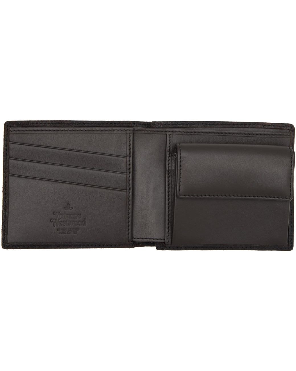 Vivienne Westwood Black Coin Pocket Wallet for men