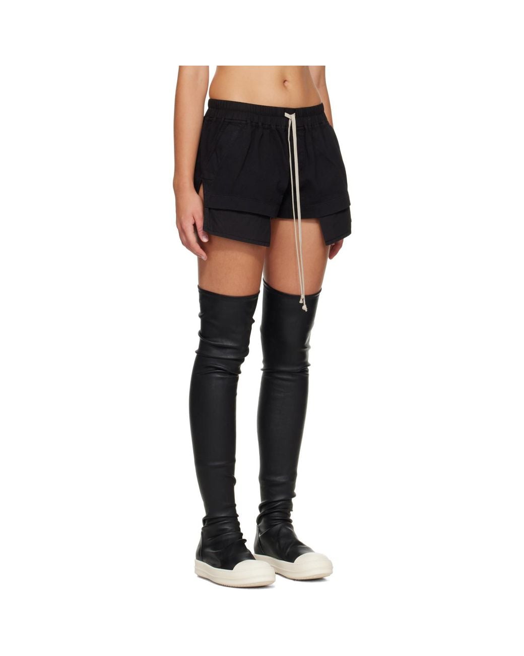 Rick Owens Black Tower Fog Boxer Shorts