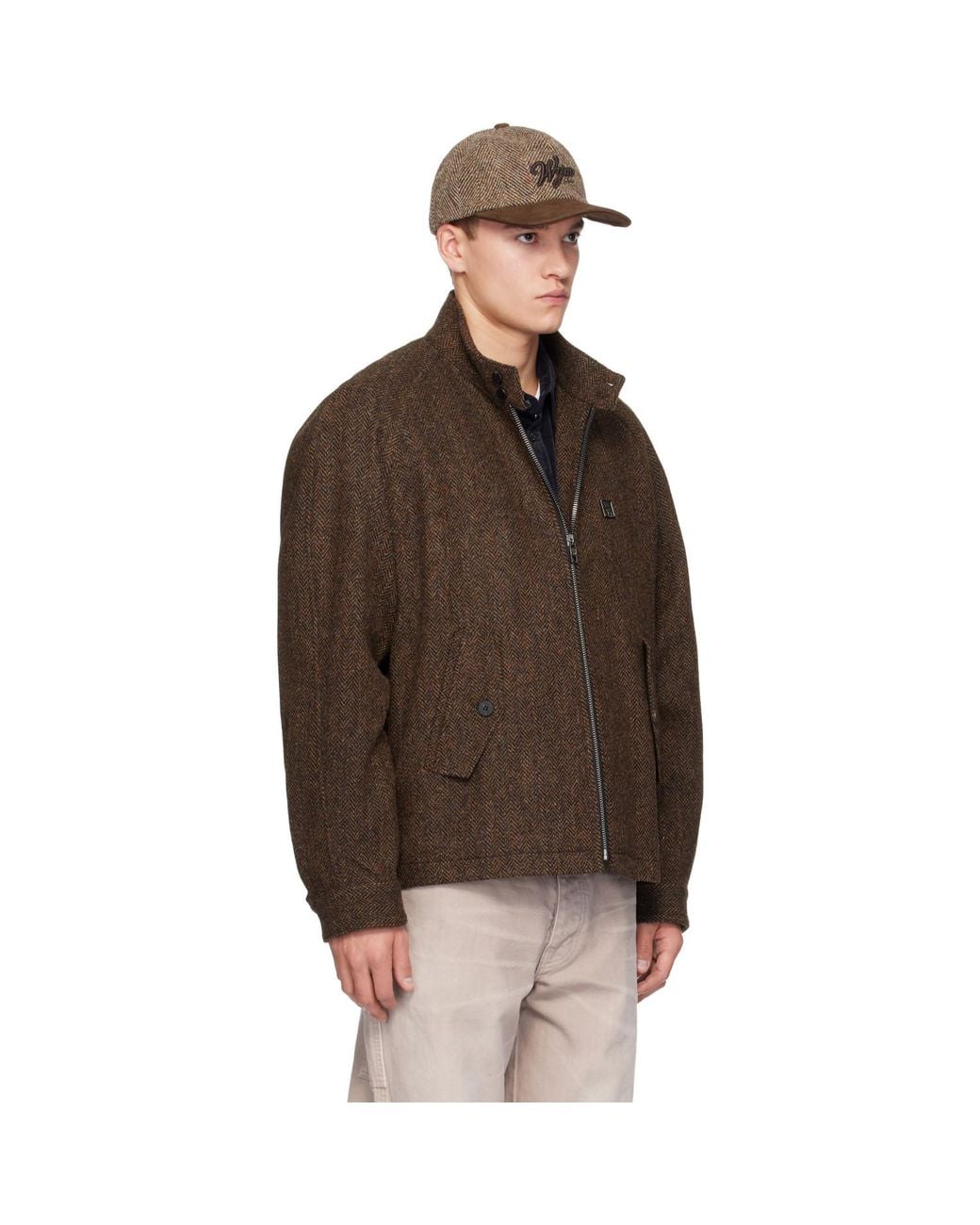 Wooyoungmi Brown Wool Jacket for men