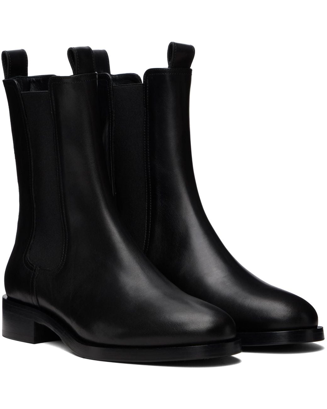 Aeyde Black Caspar Chelsea Boots