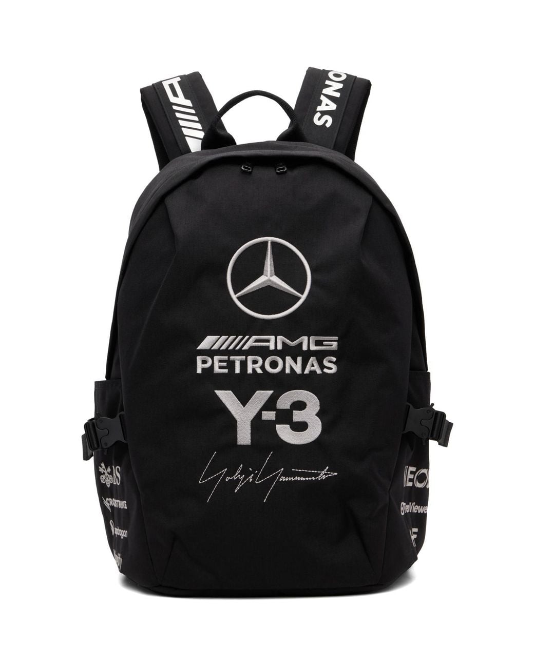 Y-3 Black Mercedes-Amg F1 Edition Petronas Formula 1 Team Backpack for men