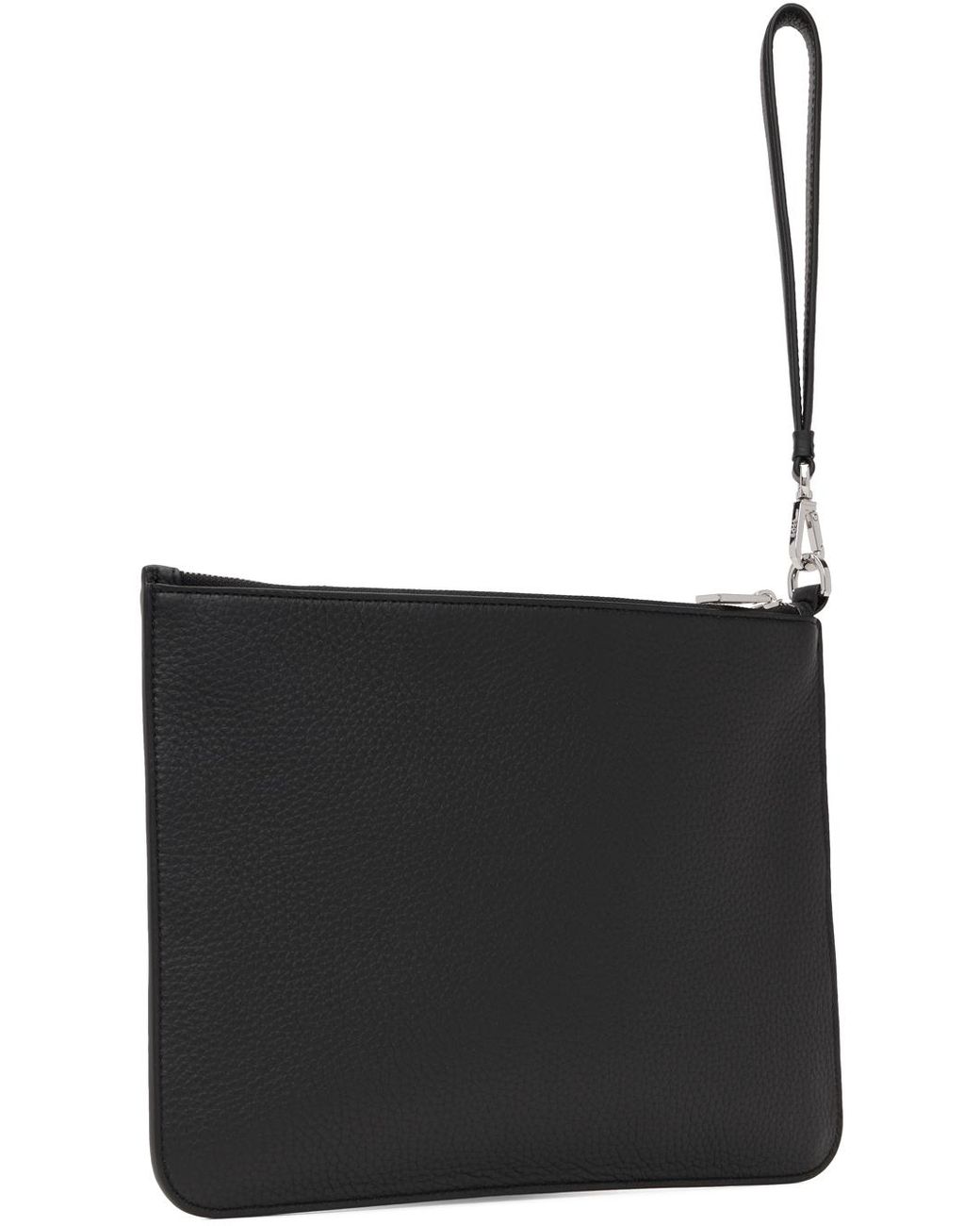 Pochette noire en cuir BOSS by HUGO BOSS pour homme en coloris Noir | Lyst