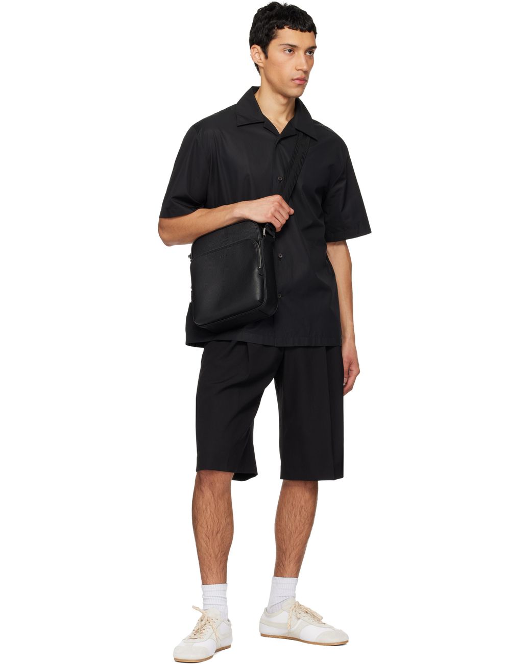 Boss Black Emed-Logo Reporter Bag for men