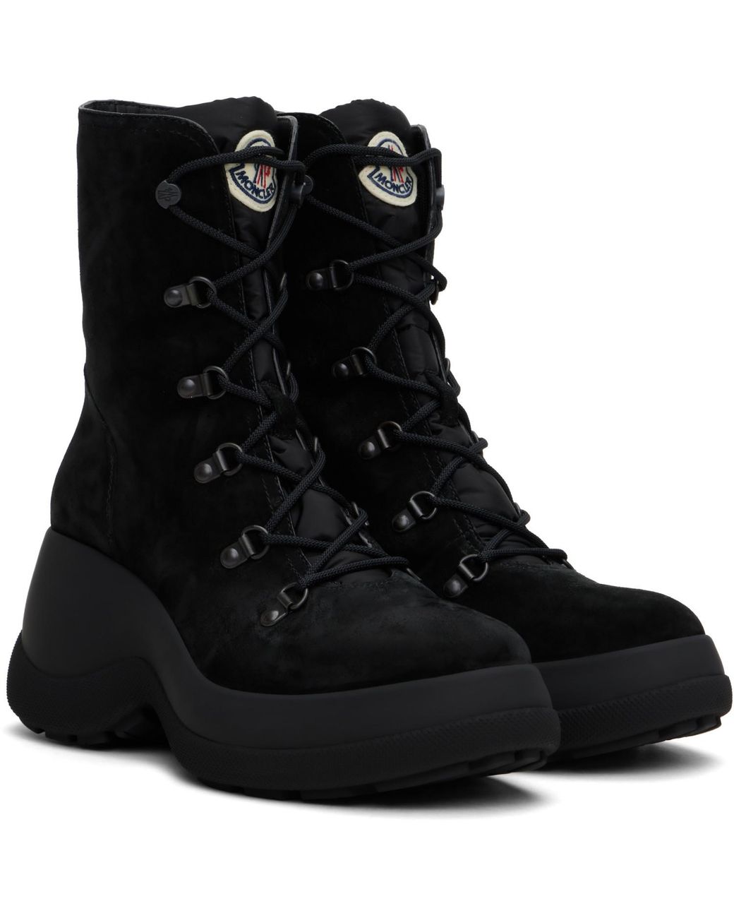 Moncler Black Resile Trek Boots