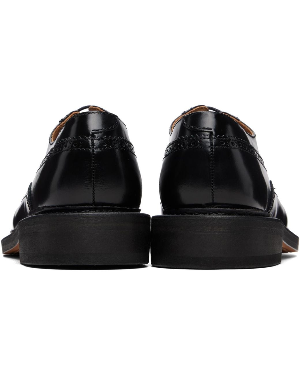 Our Legacy Black Brogue Parade Derbys