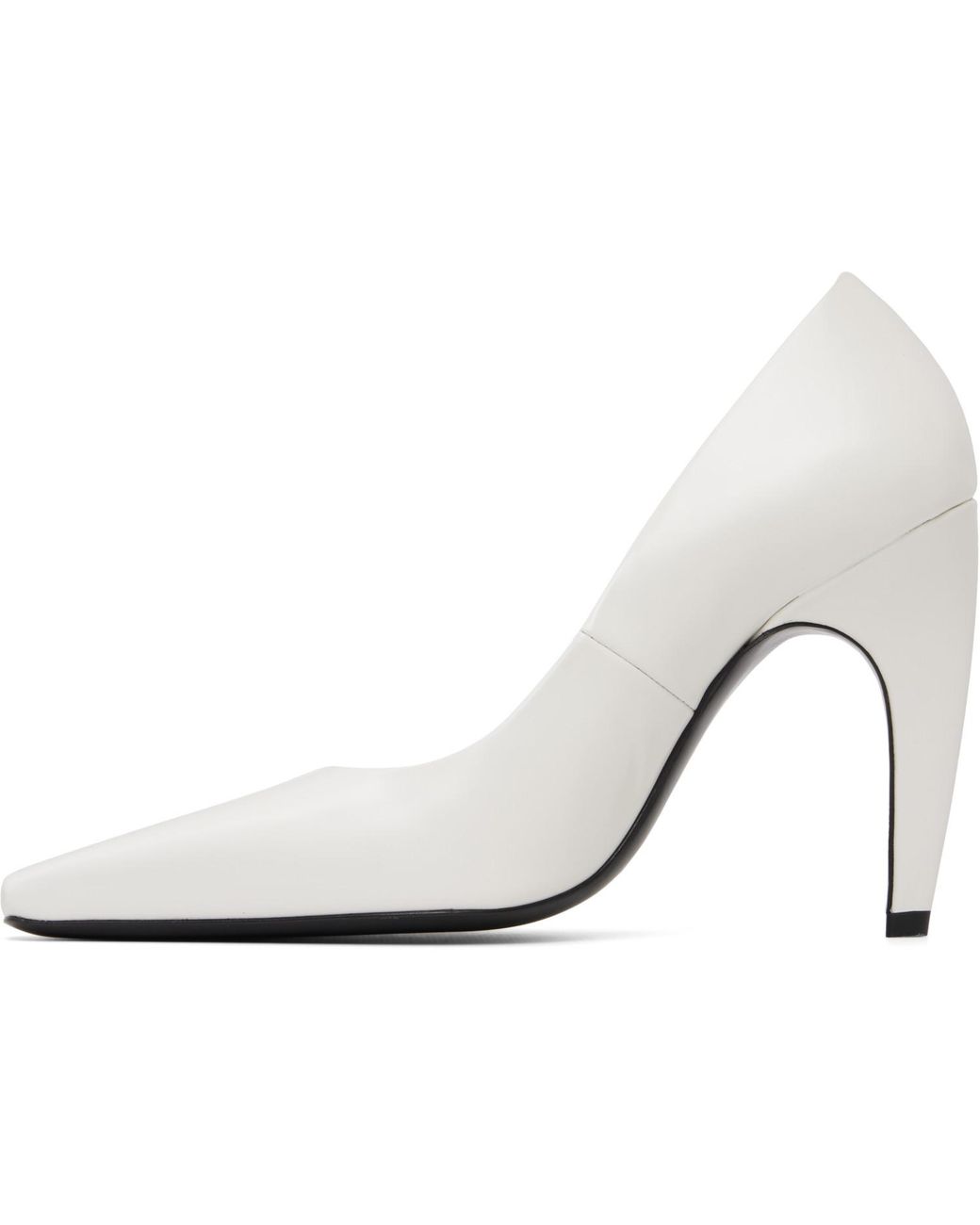 Jude White Fame Pump Heels