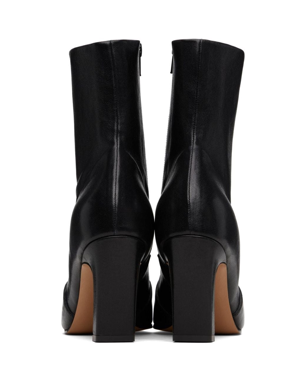 Khaite Black Nevada Stretch High Boots