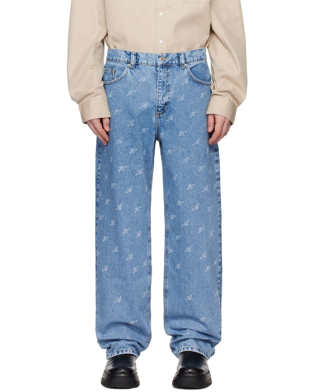 Axel Arigato Blue Signature Zine Jeans for Men Lyst