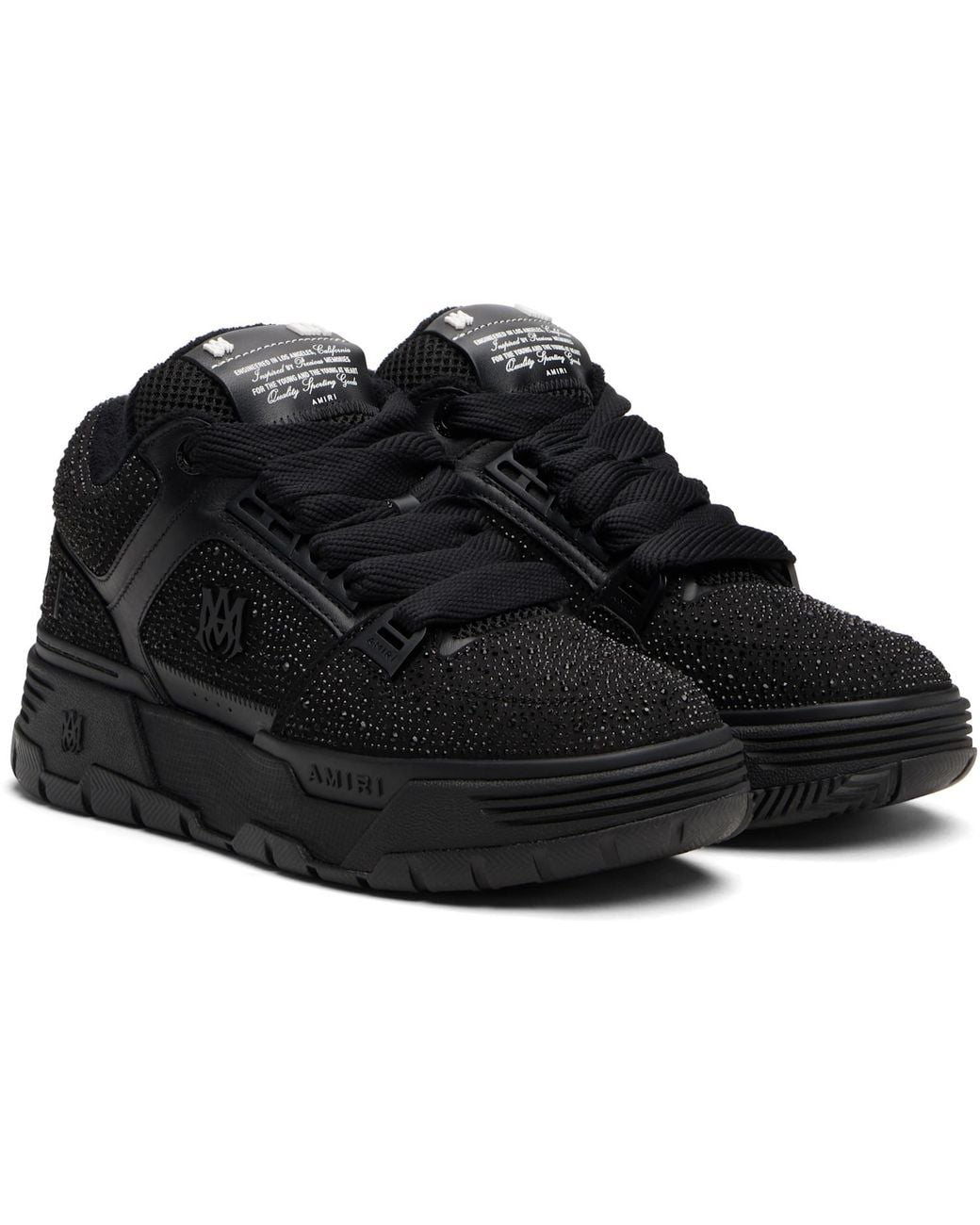 Amiri Crystal Ma-1 Sneakers in Black for Men | Lyst