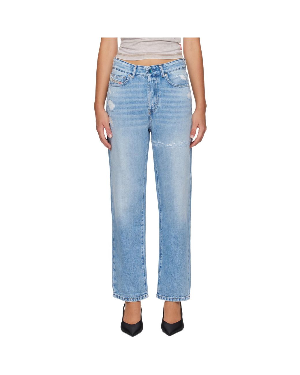 DIESEL Blue High Waist 1981 D-Went Jeans