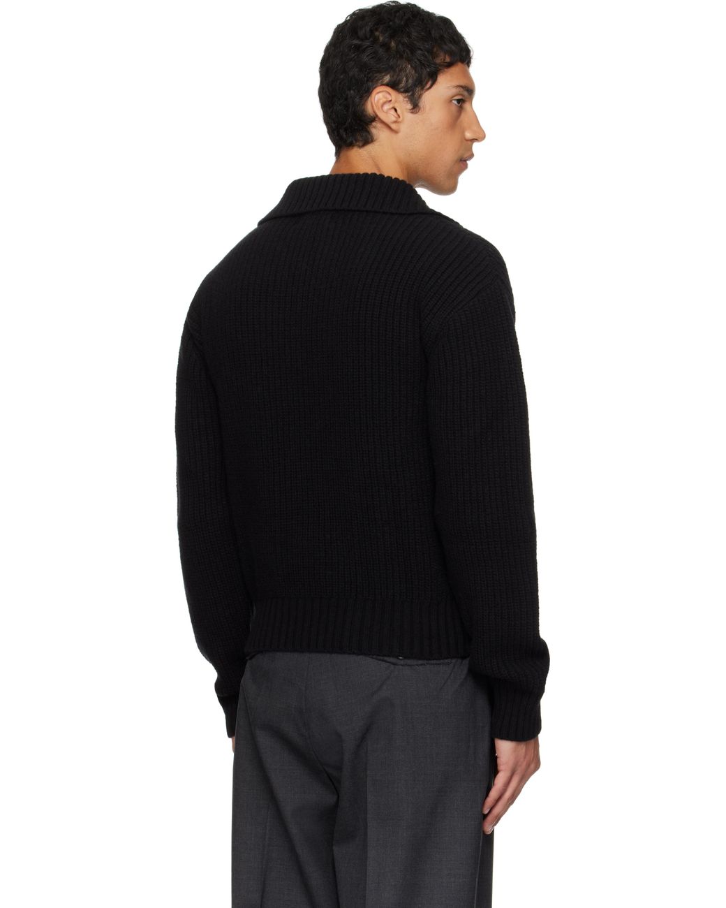 トップス mfpen OPEN COLLAR SWEATER mfpen Collar Sweater in Black for Men | Lyst