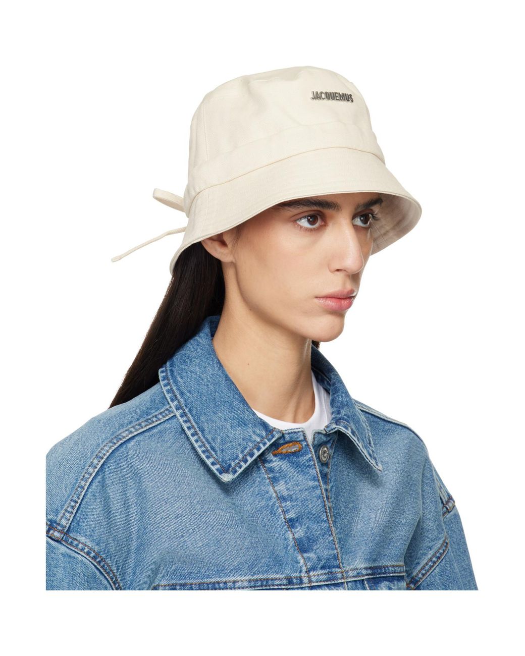 Jacquemus Blue Off- Les Classiques 'The Gadjo' Bucket Hat