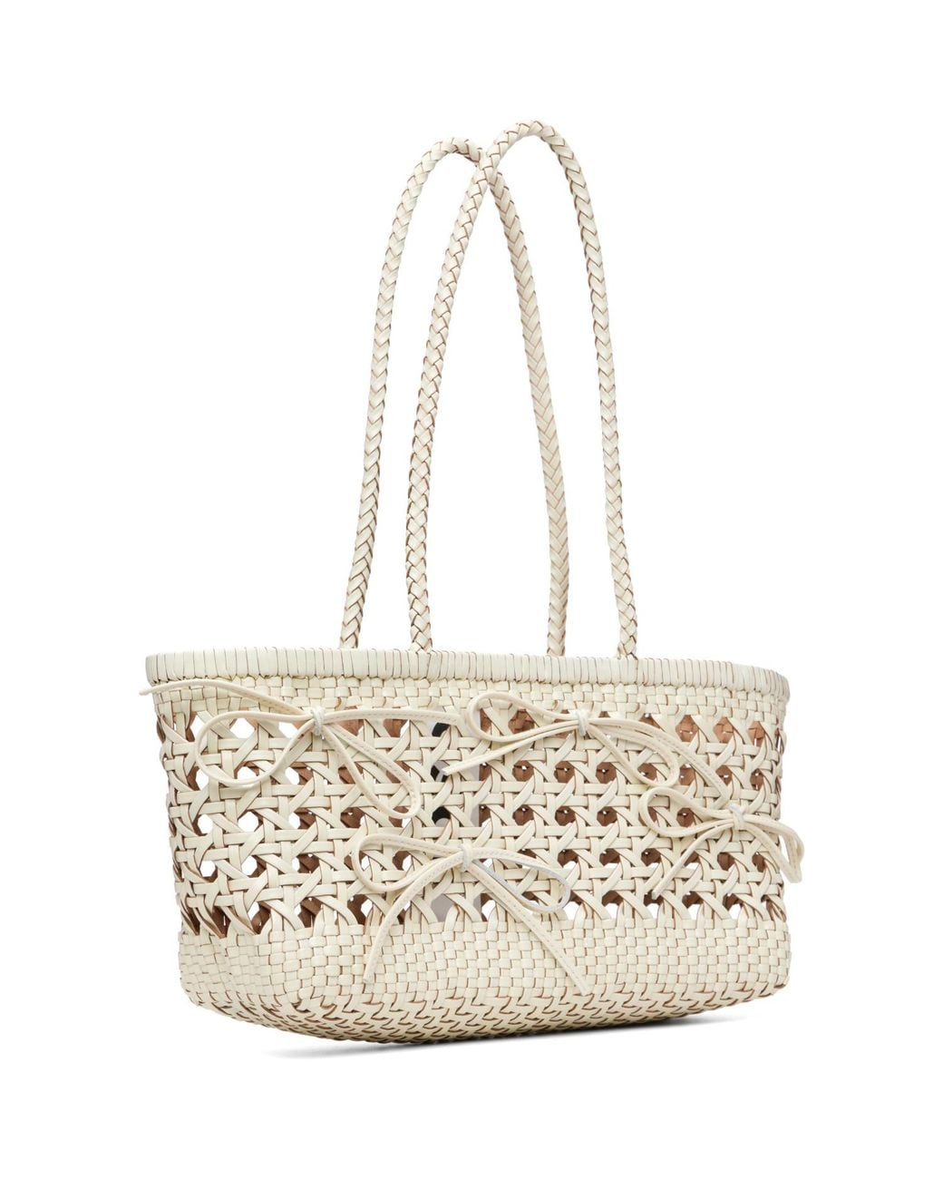 OSOI Metallic Off- Biscuit Shoulder Bag