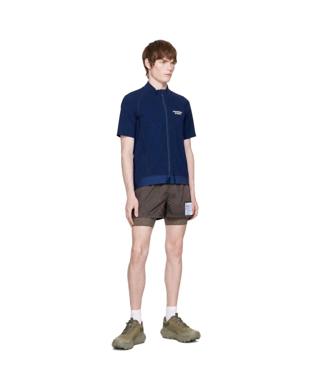 Pas Normal Studios Blue Cycling Essential Jersey for men