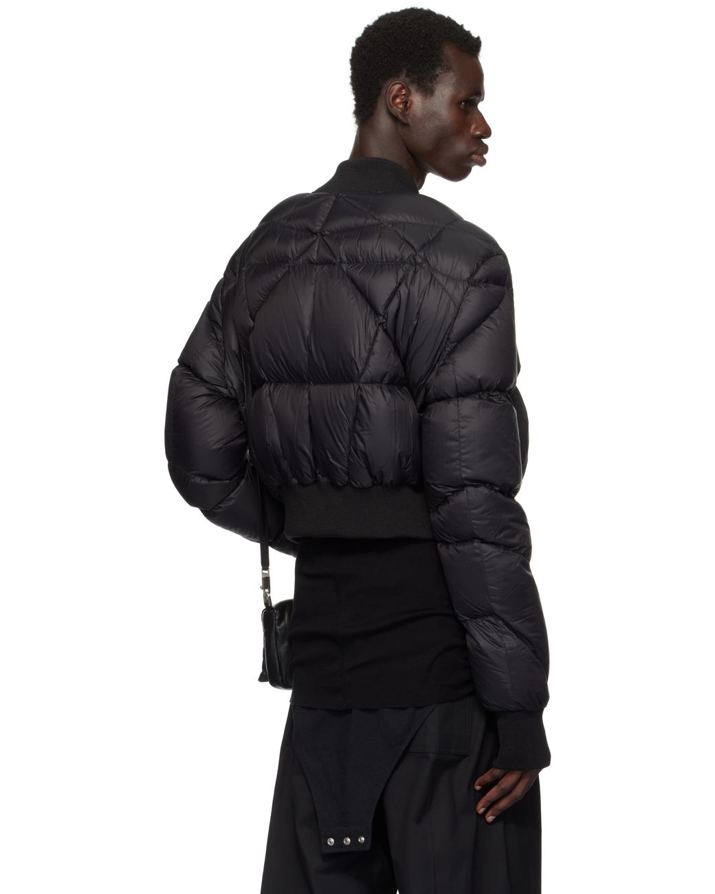 メンズ Rick Owens Porterville クロップド フライト ダウン ボンバー