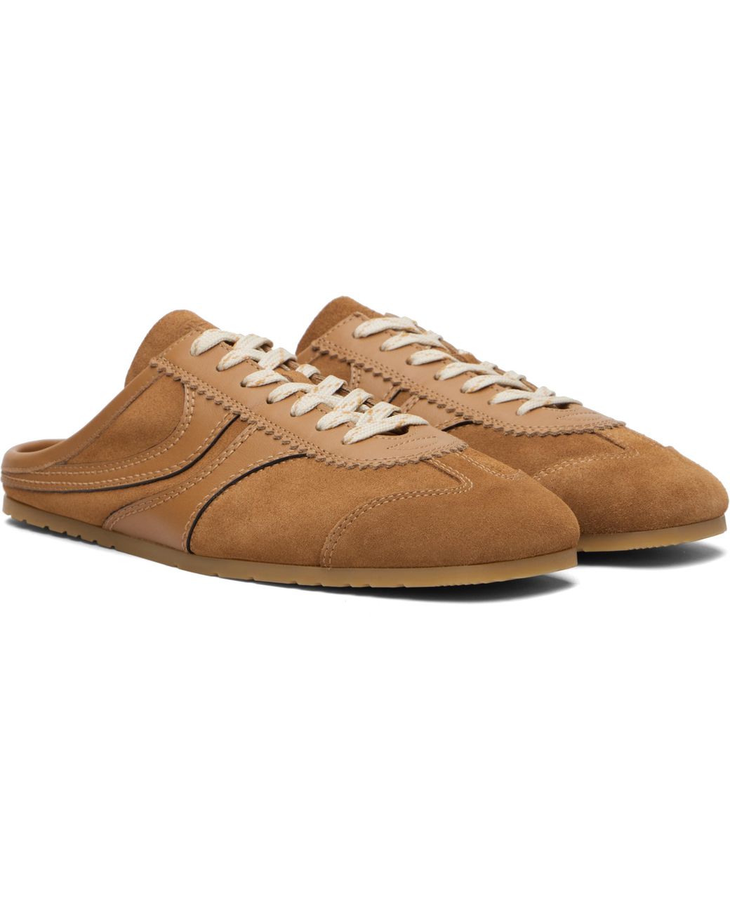 Dries Van Noten Black Suede Mule Sneakers for men