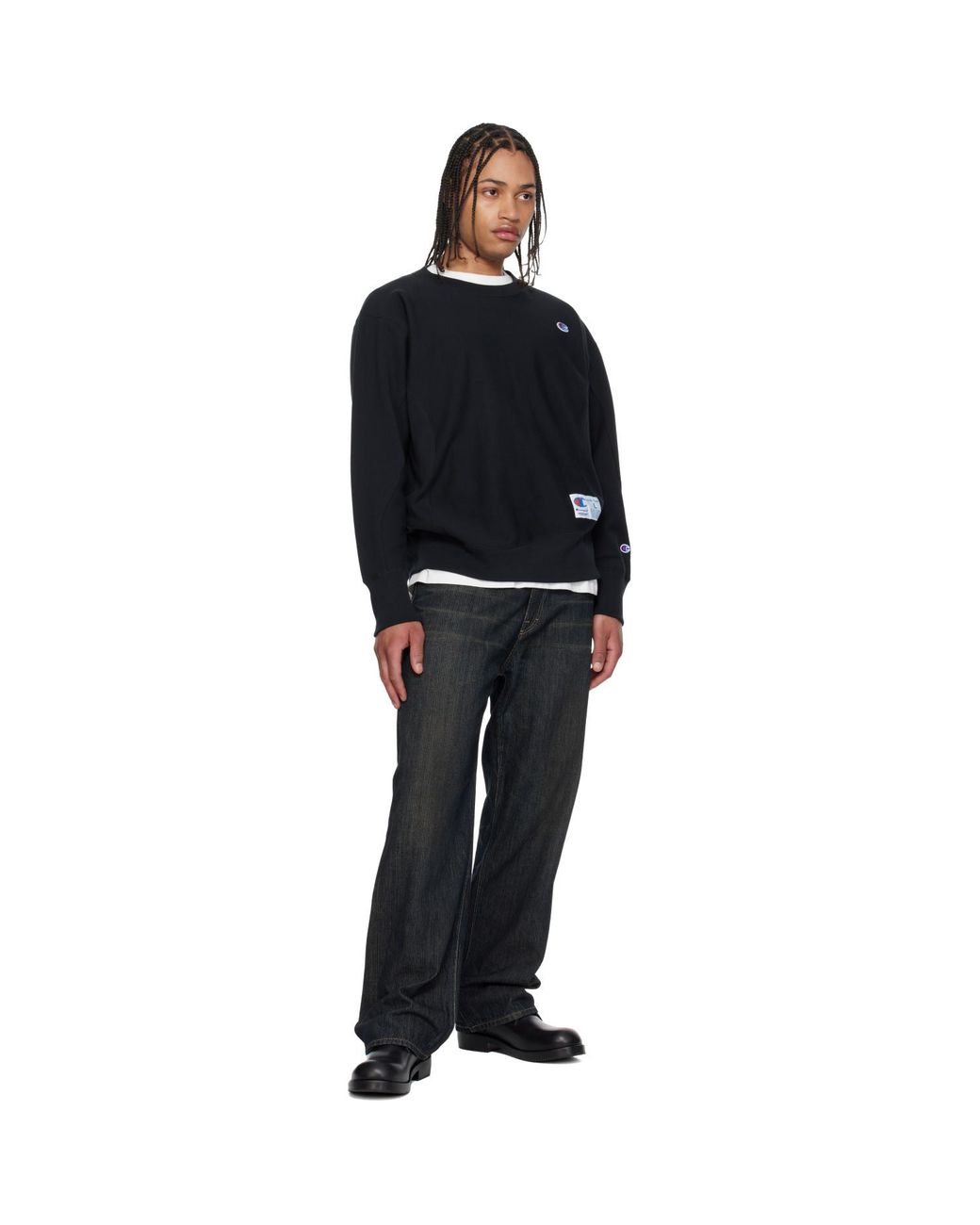 Undercover Black Champion Edition Uc1f4801 Sweatshirt for men
