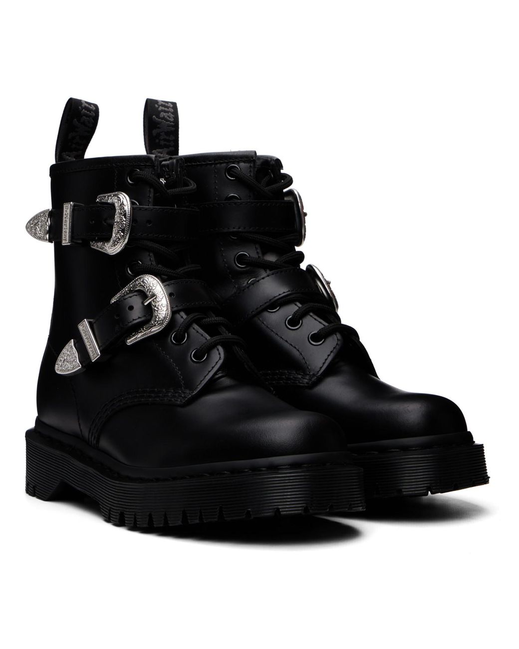 Dr. Martens Black 1460 Western Bex Atlas Boots