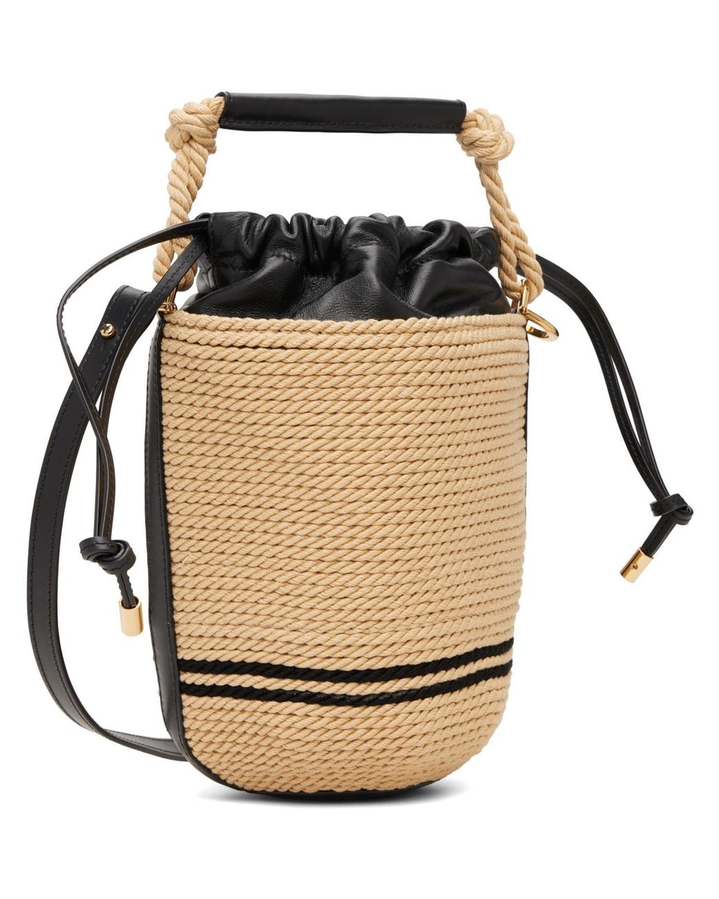 Chloé Black Soleil' Cord Bucket Bag